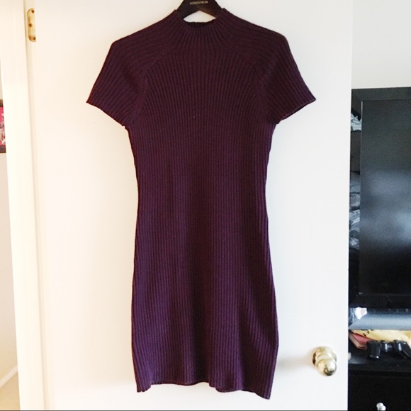 calvin klein eggplant dress
